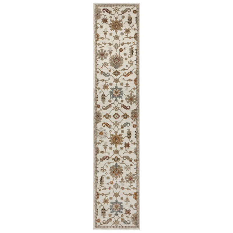 Wolcottville Oriental Indoor Rug, Runner 2'6" x 12'