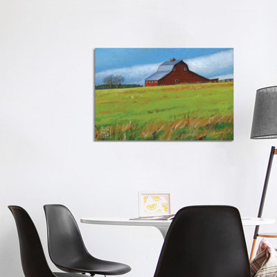Whidbey Barn II 1 Piece Wrapped Canvas Wall Art