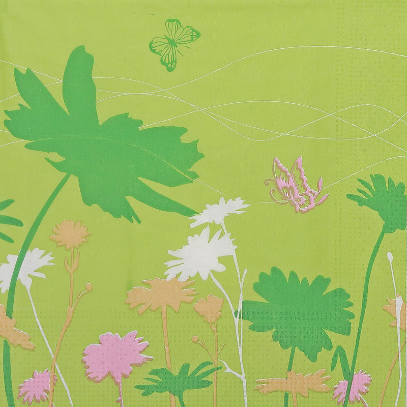 Paper Floral Napkin