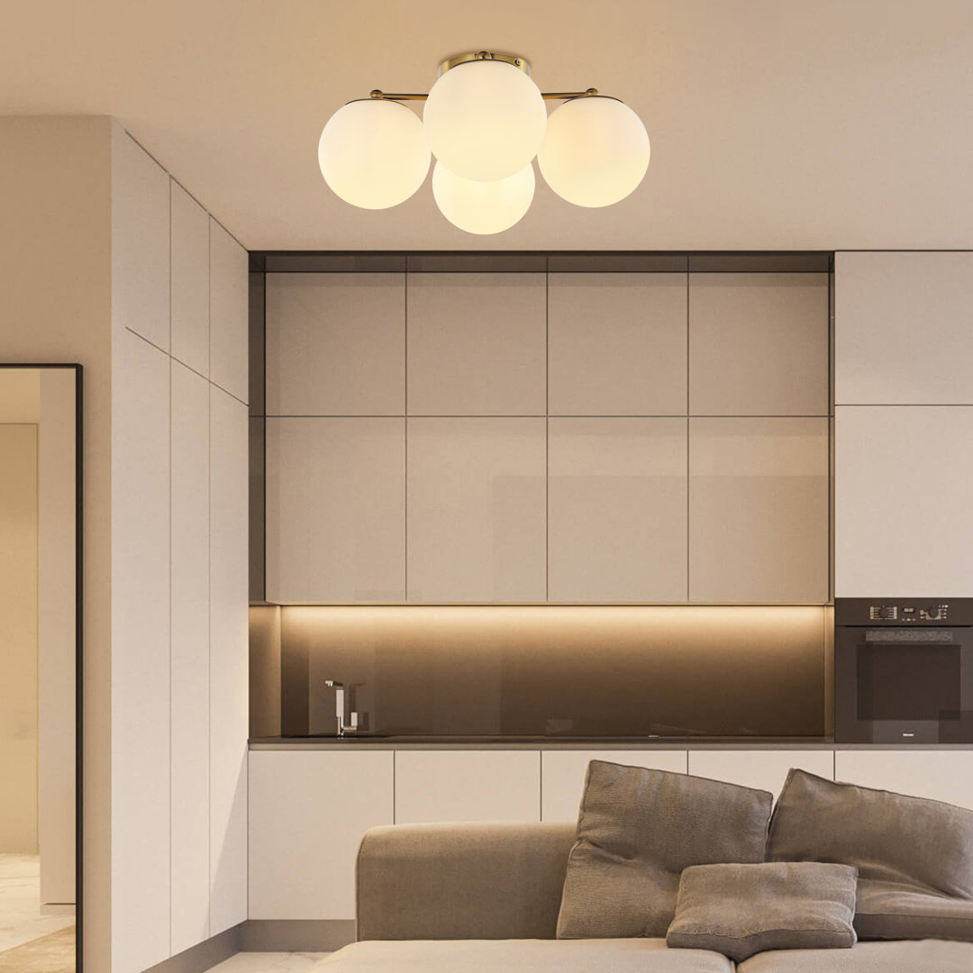 Illeana Glass Semi Flush Mount Mercer41