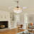 48" Dimmable Crystal Ceiling Fan With Led Lights And Remote Control-196591070