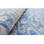 Tapis bleu / moka nouvel âge 5 pi 11 po x 9 pi 5 po