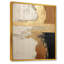 Abstrait abstrait "Beige Gold Road Collage IV", art mural abstrait sur toile-951649953-951649977