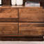 Meuble télé minimaliste en bois massif de style américain-107827207