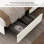 Upholstered Bed Frame with Drawer Storage-370691895-347408877