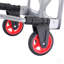 Diable pliable avec chariot d'une capacité de 176 lb, cadre en aluminium, poignée télescopique et roues PP + TPR pour une utilisation polyvalente