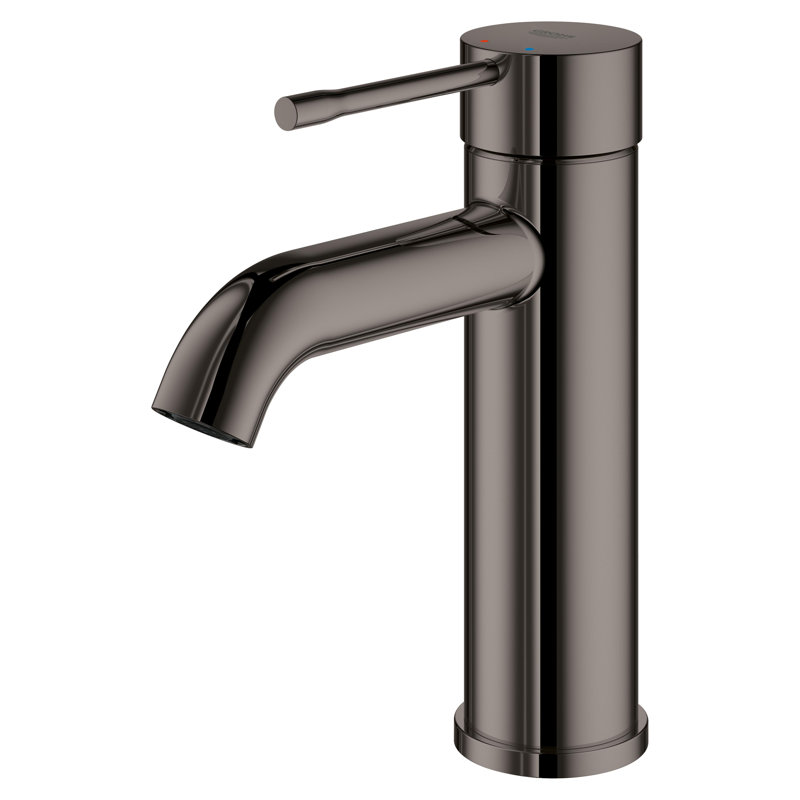 Essence New Single Hole Bathroom Faucet with Drain Assembly, Hard Graphite