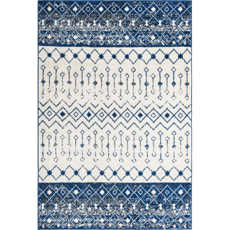 Bradley-Joe Abstract Indoor Rug, Rectangle 6' x 9'