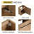 18'' Floating Wall-Mounted Bathroom Vanity with Ceramic Sink-1331860188