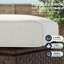 Outdoor Patio Wicker Extra Wide Armrest Sofa, All-weather High Back Couch With Soft Cushions-372463940-372463939