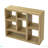 Open Wooden Open Shelf Bookcase, Freestanding Display Storage Cabinet With 7 Cube Storage Spaces, Floor Standing Bookshelf, Entryway, Living Room Storage Cabinet