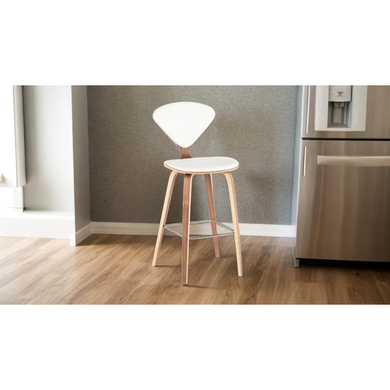 Tabouret de comptoir 26 po Keimarion, Blanc