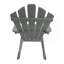 Chaise Adirondack inclinable en bois