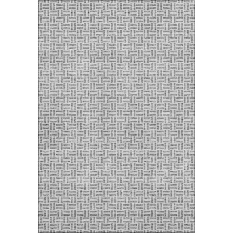 Premium Machine Washable Prisco Gray Rug