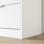Commode 9 tiroirs, grande commode profonde, armoire de rangement en bois