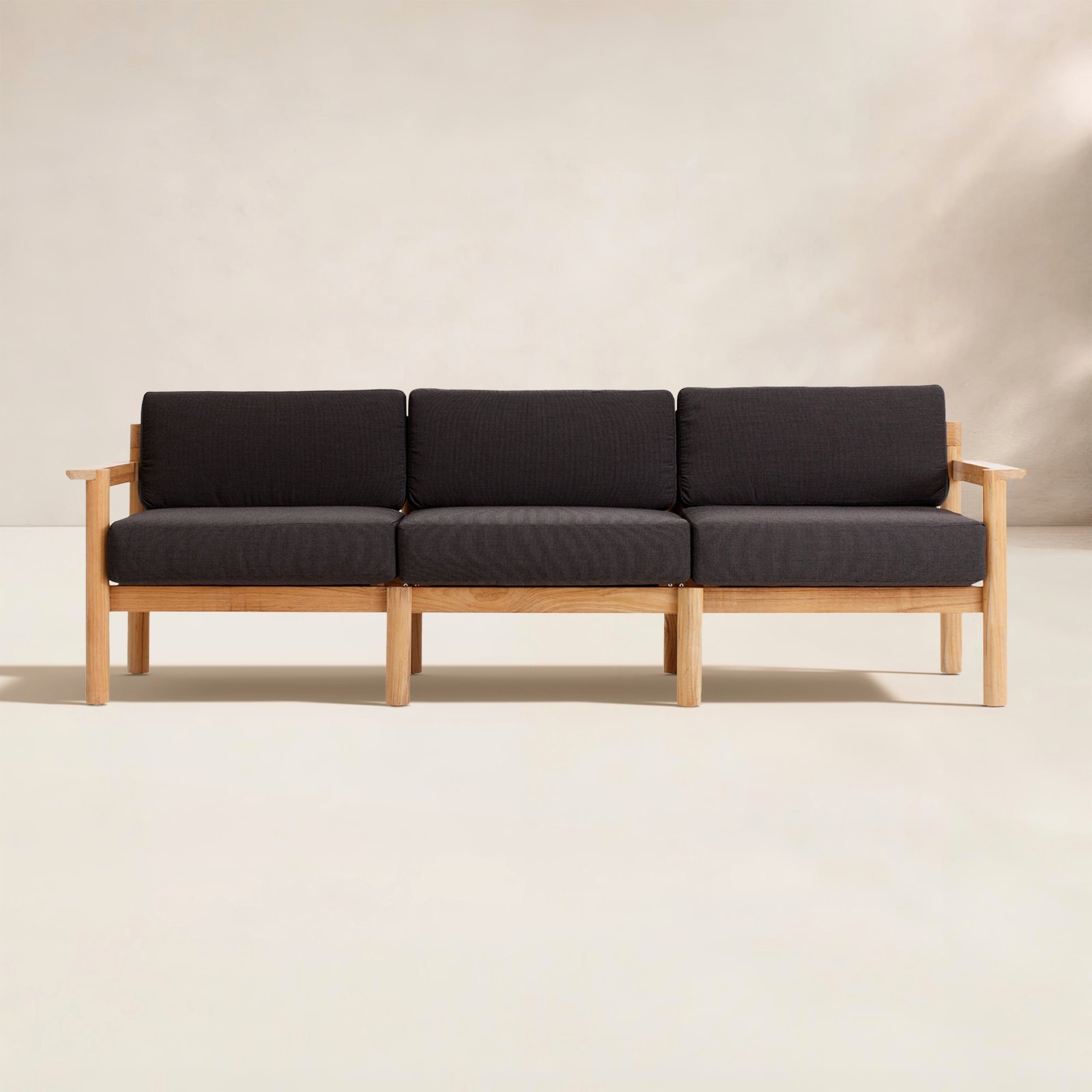 Haven 90" Sunbrella® Patio Sofa, Sunbrella Coal