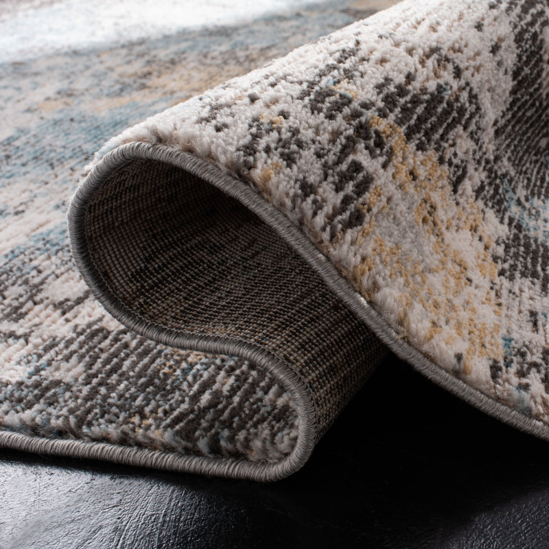 Izzo Abstract Area Rug, Rectangle 61 x 91 cm