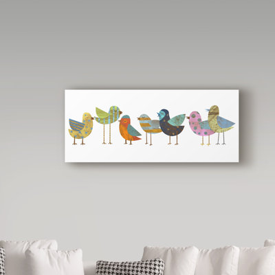 Kaior 'Flock' Graphic Art Print on Wrapped Canvas