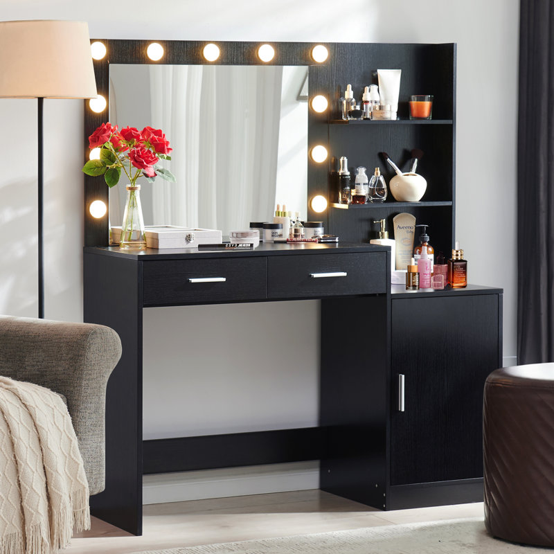 Coiffeuse Dumt, Noir