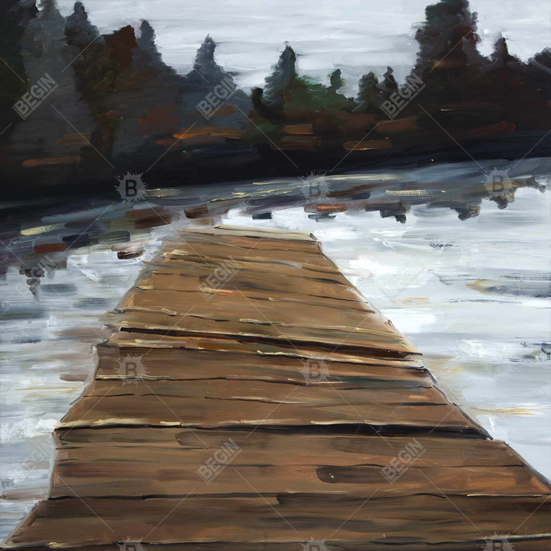 " Dock And Lake "