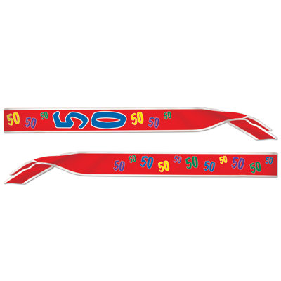 Ceinture satinée "50"