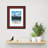 Ashalina Cherry Wood Picture Frame with Mat-434031641