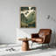«Green Trees and Rolling Mountains In Vintage Style», art mural sur toile-133066098