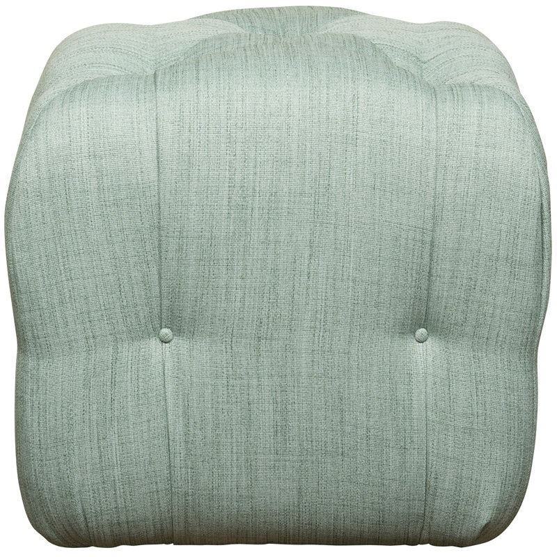 Glen Haven Square Ottoman, Toodaloo Parchment