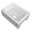 Fireclay Venice Front Reversible 24" L x 18" W Farmhouse/Apron Kitchen Sink with Accessories-1309163033