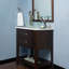 Novatto 16.5'' Clear Glass Circular Bathroom Sink-95974045