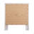 Elegant White Transitional Nightstand