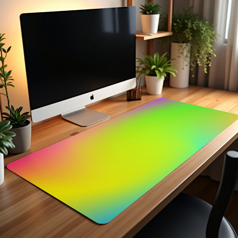 Polyester Desk Pad, 14.4x12.1
