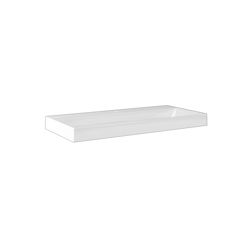 Ottilie 1000cm Polyglomerate Bathroom Vanity Top