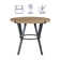 Bruce Round Metal Base Dining Table