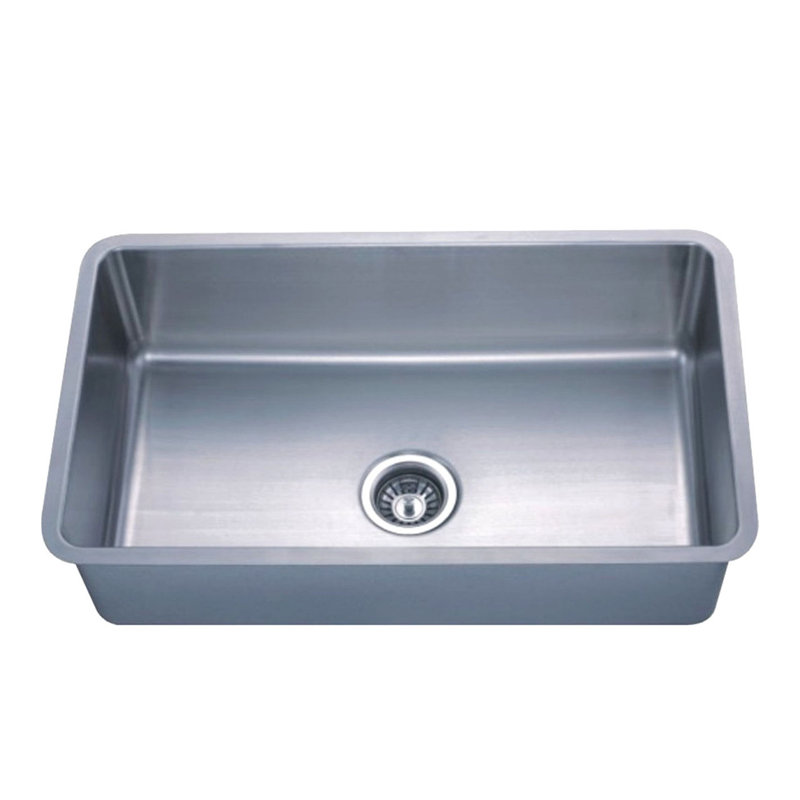Dowell 18'' W Single Bowl Stainless Steel Undermount Kitchen Sink