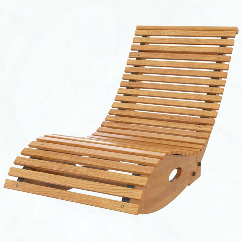 Chaise berçante en bois, chaise berçante d'extérieur