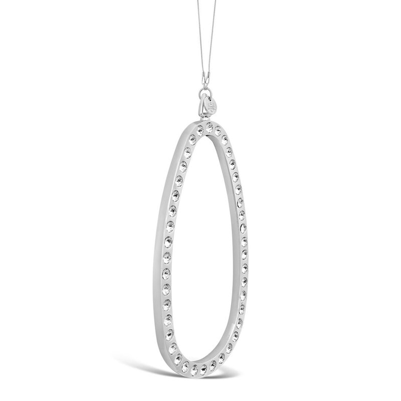 Ornement en forme de fête ovale, Platine