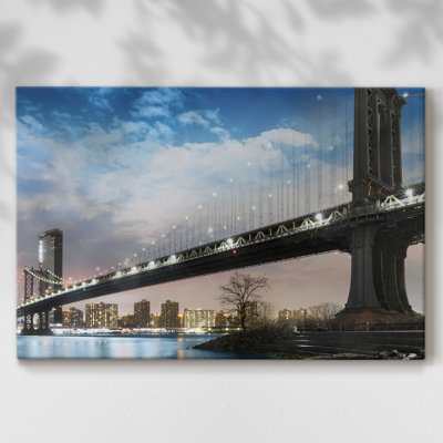 Nuit NY - Cavas enveloppés de galerie