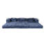 Lit modulaire convertible 3 pièces Compression Blue Dark