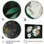 «White Blossoming Peony on Black I», reproduction sur toile-2113888085-2113888088