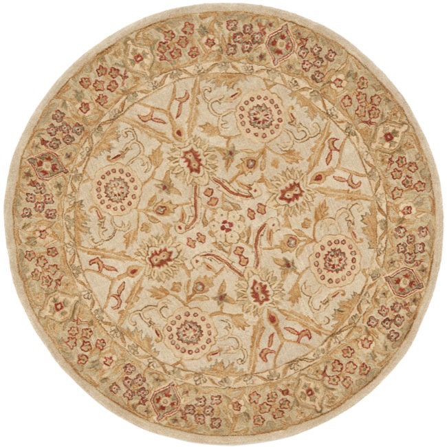 Tingley Hand Tufted Wool Oriental Rug, Round 6'