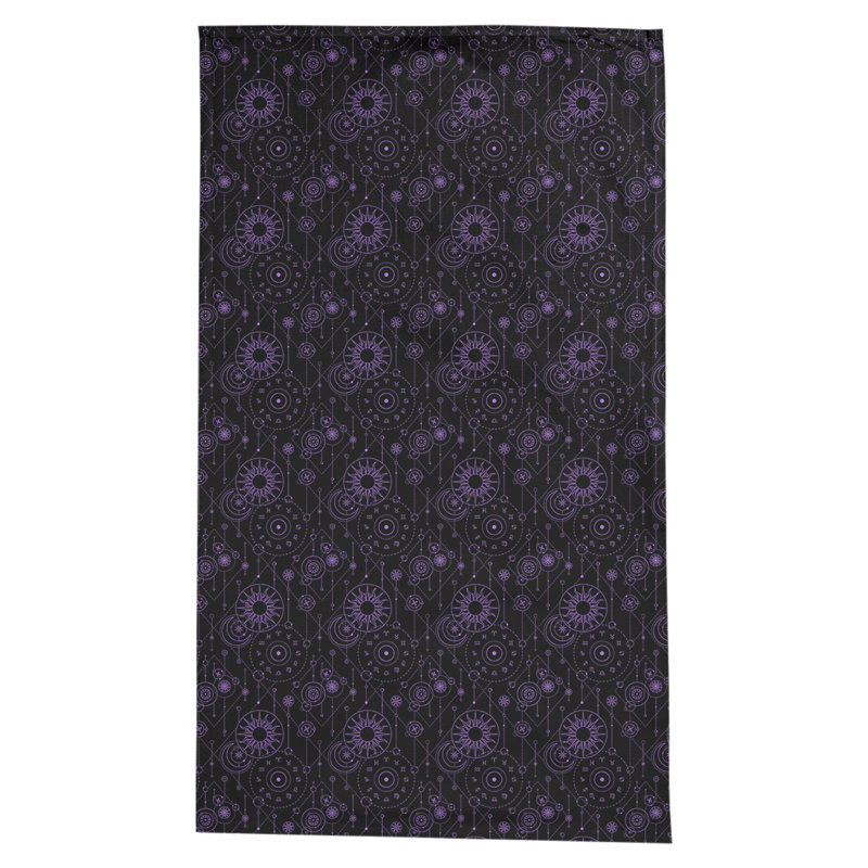 Nappe à motif astrologie Leffel, Noir / Mauve