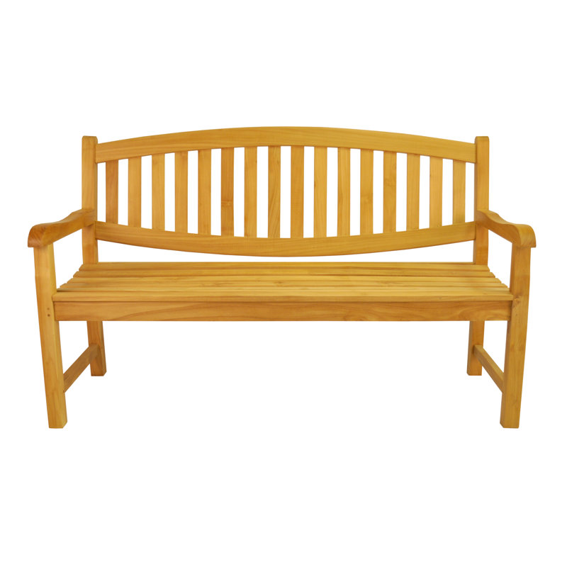 Kingston Outdoor Teak Bench, (No Cushion)