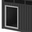Niche pour chien d'extérieur avec toit incliné Henos Rustic Lodge - résistante aux intempéries et durable