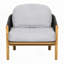 Fauteuil club d'extérieur en bois-873665821