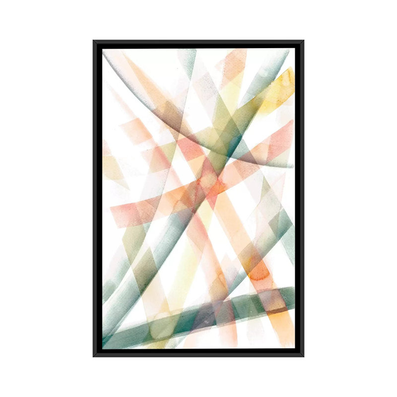 « fouillis iii », reproduction sur toile, H 26 po x l 18 po x P 1,5 po, Toile avec cadre noir, Pas de tapis