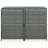 Double Wheelie Bin Shed Poly Rattan Anthracite/Black Outdoor Garbage-98740404