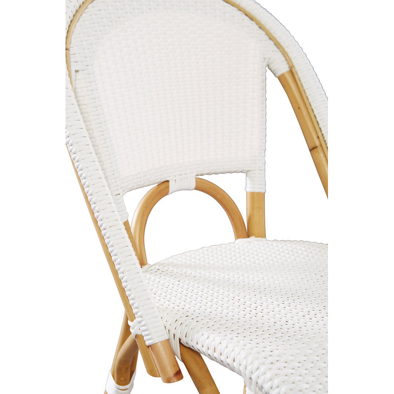 White Solid Wood Dining Chair