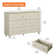 Commode décorative 6 tiroirs en bois massif