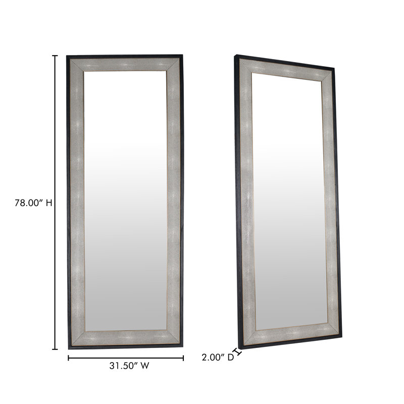 Flat Solid Wood Mirror